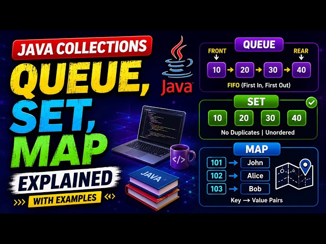 Queue, Set, Map -- Collections