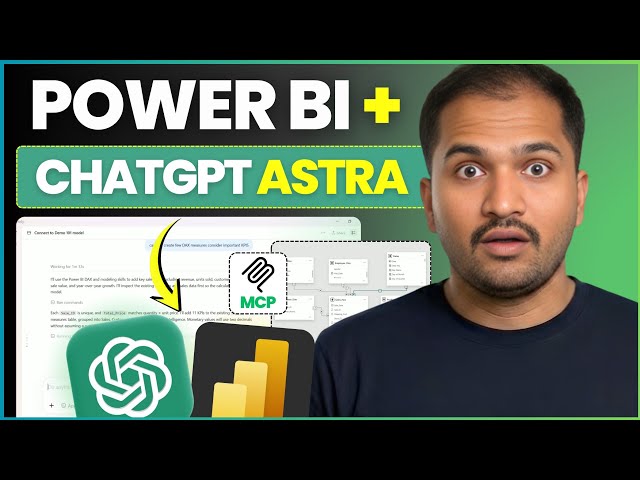 ChatGPT + Power BI via MCP Server 🔥 | GPT 6.0 Astra for Reports, Dashboards & Models