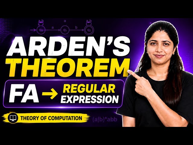 Arden’s Theorem | DFA to Regular Expression | Solved Examples | TOC