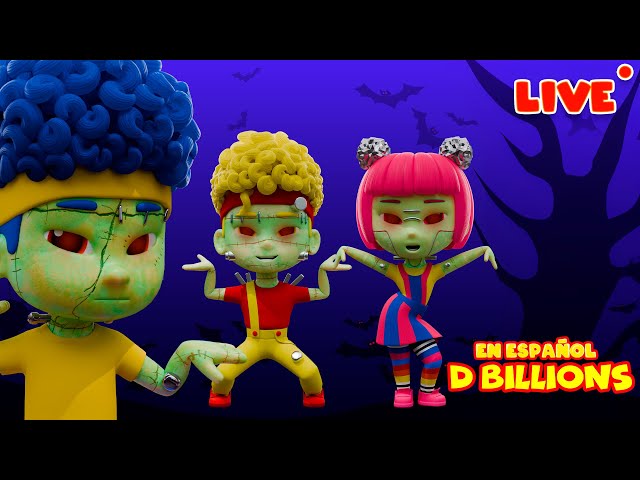 En Vivo - D Billions Canciones Infantiles | ¡Rompecabezas de monstruos! Baile
