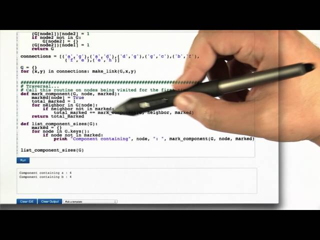 Running Time of Connected Component - Intro to Algorithms