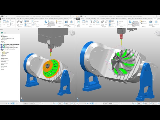 Complete 5-Axis Impeller Tutorial | PowerMill 5-Axis Toolpaths Explained