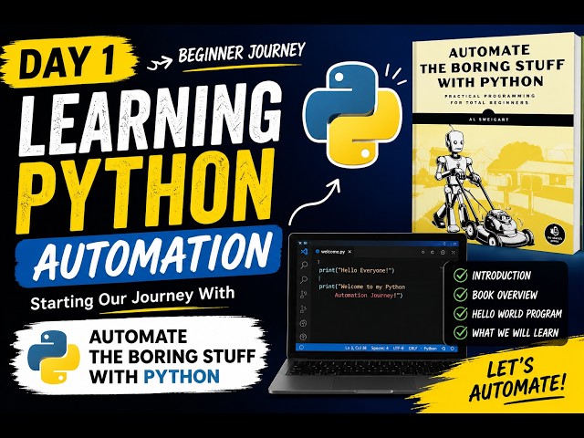Starting Automate the Boring Stuff with Python | Introduction