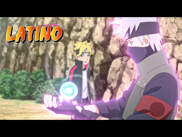 Kakashi le enseña el Rasenshuriken a Boruto – Kakashi dice que Boruto es un genio como Minato