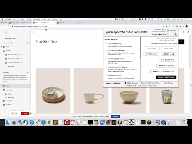 How to Copy Squarespace Pages from 7.0 to 7.1 in Seconds with Extension Tool