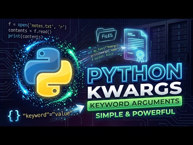 Python Functions (**Kwargs & *args) | Day 06