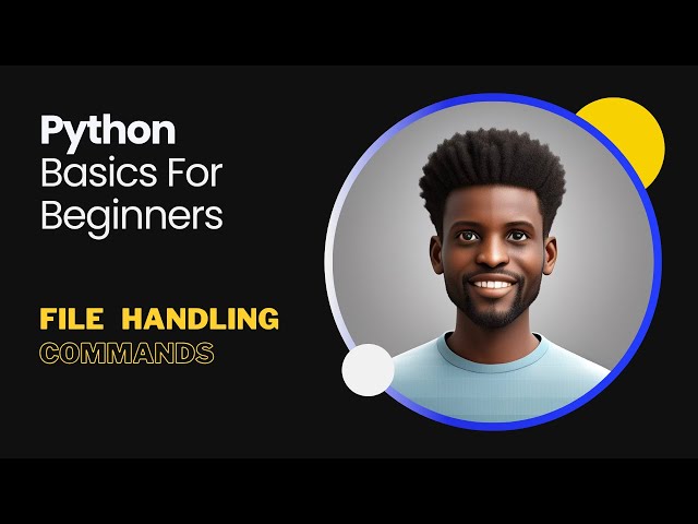 23-Python Basics - File Handling - Commands