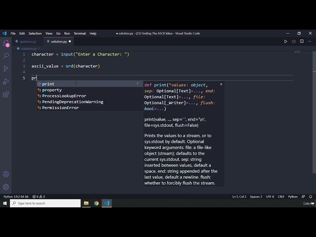 36  Category 14   23   Finding The ASCII Value