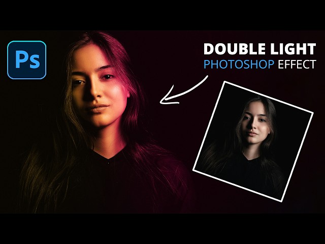 Double Light Effect Photoshop Tutorial | Create Stunning Double Color Lighting Effect in Photoshop