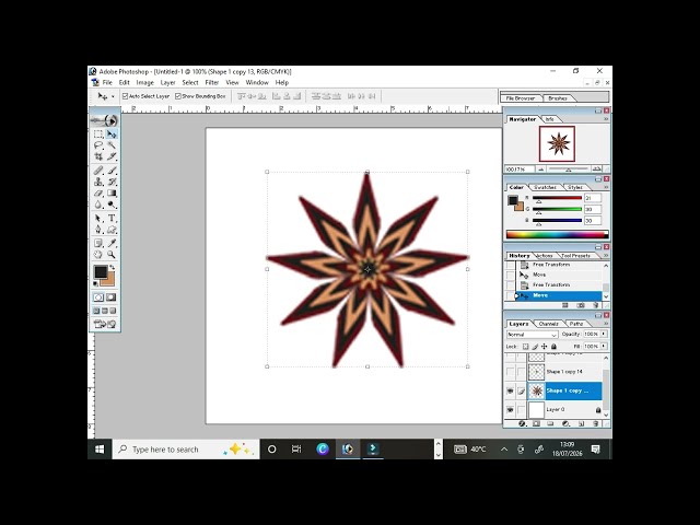 How to create motif in photoshop
