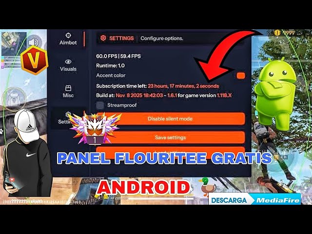 😲PANEL FLUORITE V2🔥 PARA ANDROID📱TOTALMENTE GRATIS ✅