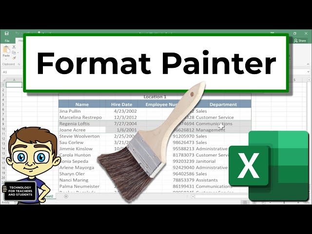 The Excel Format Painter - Basics and Beyond