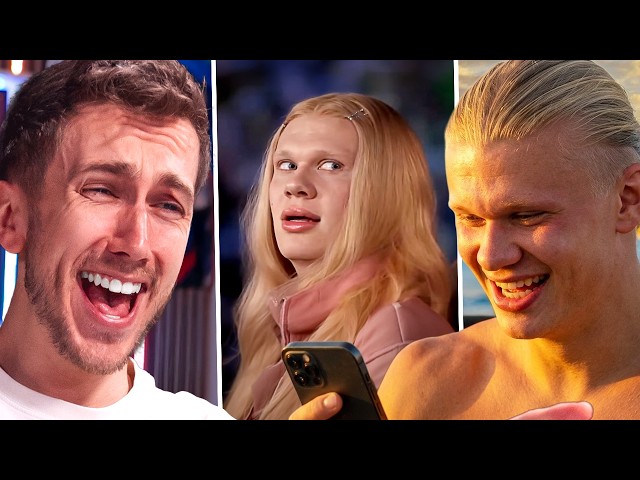 Miniminter Reacts to Erling Haaland Reacts: FUNNIEST Haaland Memes!