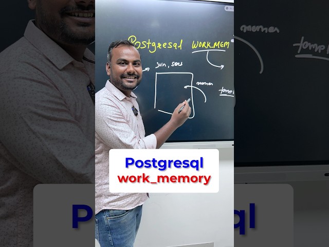 What is Work Memory in PostgreSQL ? | What is the value of Work_mem in PostgreSQL? | Ankush Sir