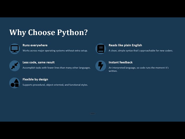 L01 - Python Introduction for Beginners | Learn Python in Minutes