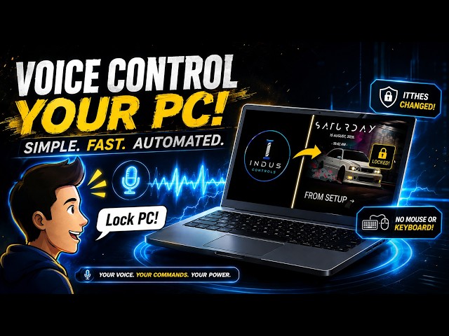 I CONTROLLED MY PC WITH JUST MY VOICE 🤯 | INDUS CONTROLS | INDUS X DIVYANSHU
