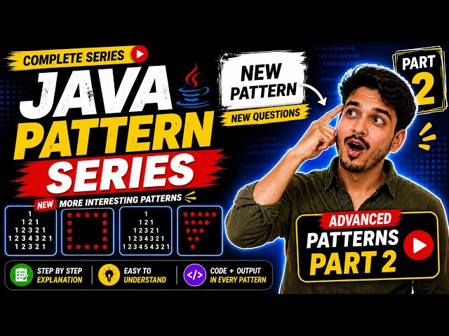 Java Pattern Series Part 2 🔥 | Number Pyramid Pattern in Java | Easy Trick Explained