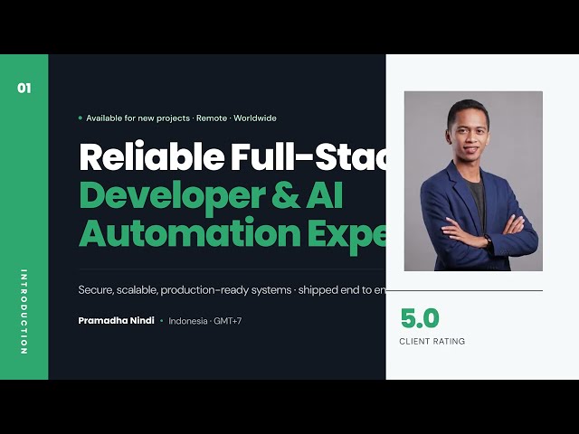 Upwork Profile Full Stack Developer | AI Automation