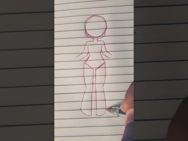 Como eu faço um corpo de chibi do zero parte 1/3. todo mundo conversando aqui em casa😄😅