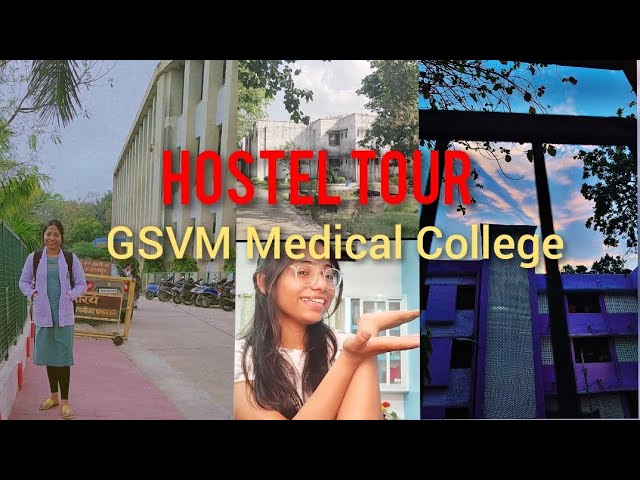 GSVM Medical College, Kanpur HOSTEL TOUR|Girls Hostel|#mbbs #neet #gsvm #viral