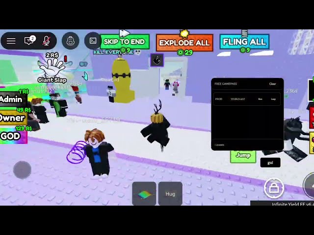 Roblox free gamepass script pastebin (works in some games)