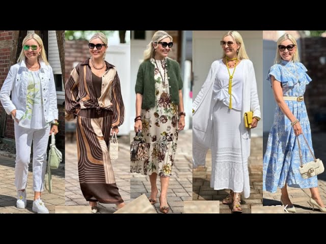 WOMEN OVER 60 Elegant Outfits |New Trends Fashion For Women |Summer Fashion 2026
