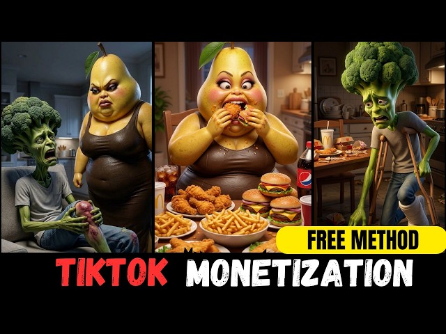 How to Make 1 MIN+ VIRAL AI Fruit Videos for TikTok Monetization (FREE/MASTER PROMPT INCLUDED!!!)