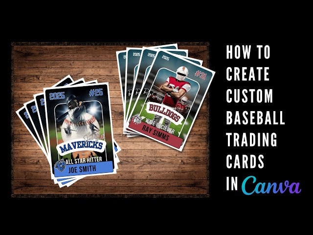 How to Create Custom Baseball Trading Cards in Canva