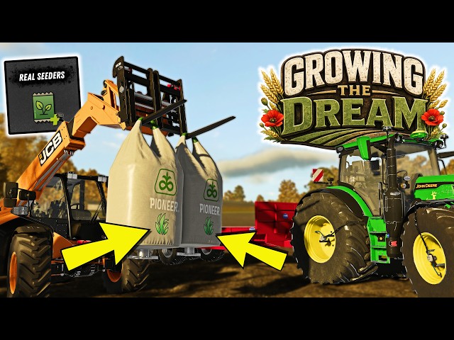 NOW WE HAVE REAL SEEDS! 🇬🇧 Growing The Dream on Witcombe Park Farm - Ep12 - Farming Simulator 25