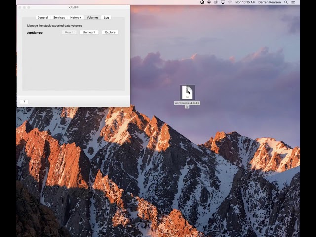 Installing a MAMP Server on a Mac