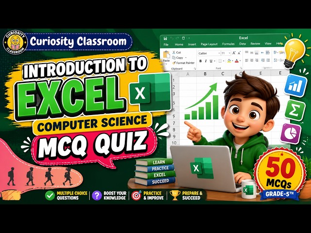 Introduction to MS Excel I Grade 5  Computer Science