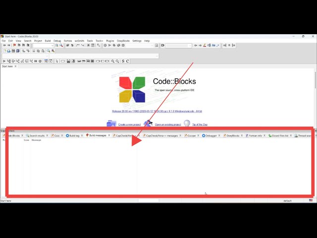 where to find log & others in code blocks
