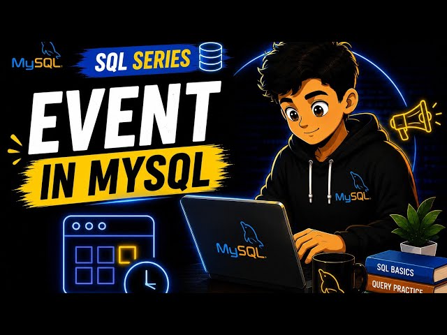 LEARN SQL FROM BASIC | SQL BASIC SERIES | EVENT IN MY SQL #youtube #sql