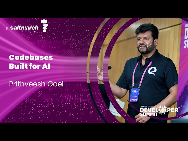 AI-First Repositories: Architecting Your Codebase for AI Collaboration - Prithveesh Goel
