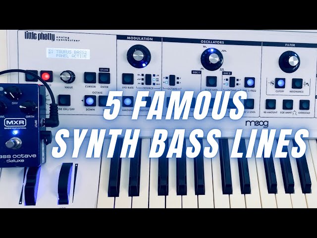 5 Famous Synth Bass Lines