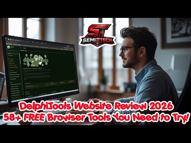 Delphi.Tools Website Review 2026 🔥 58+ FREE Browser Tools You Need to Try!
