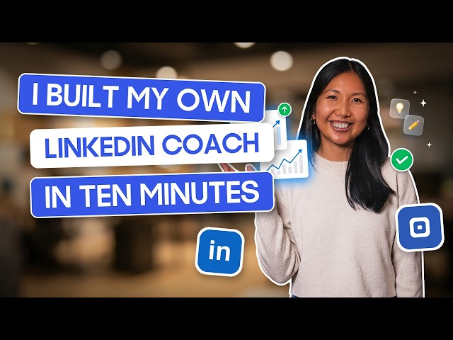 How I built my own LinkedIn coach with AI (in 10 minutes, no code)