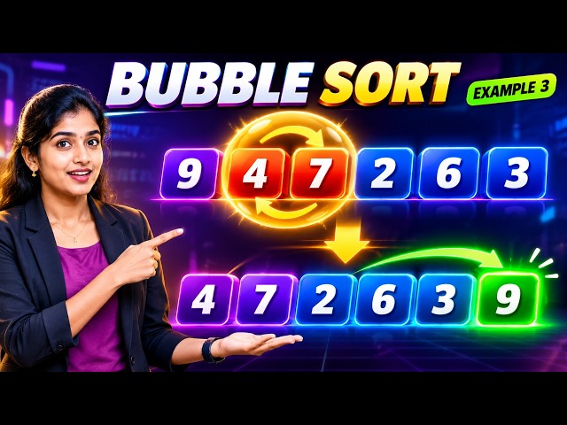 Bubble Sort Example 03 in Tamil 🔥#bubblesort #problemsolving #keepgon