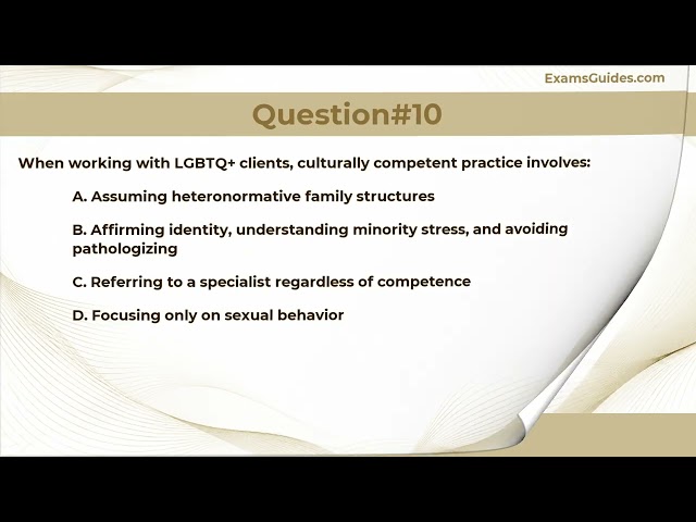 MFT (Marriage and Family Therapist) Exam 2026 New Practice Questions | Study Guide