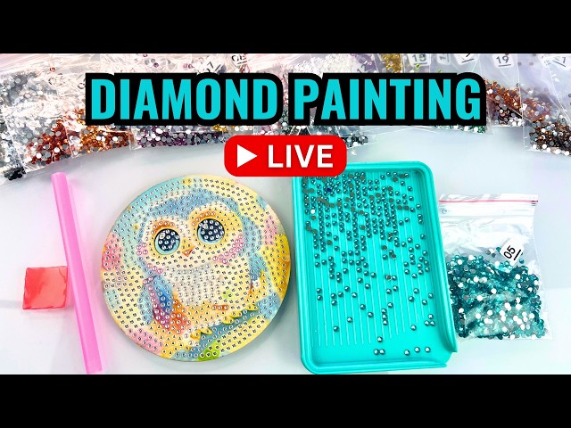 LIVE Diamond Painting Coasters! 💎 Testing this new craft kit so you don't have to!