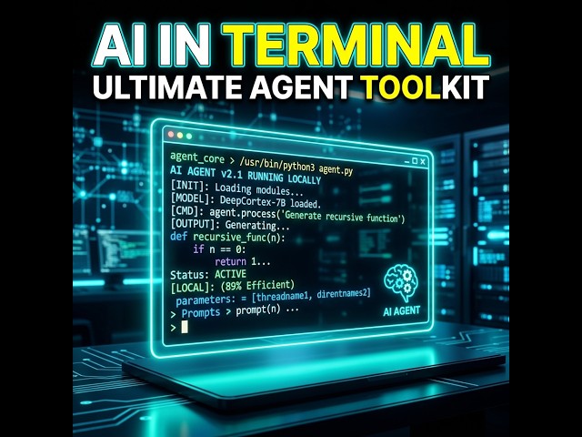 [NEW] The Ultimate AI Agent Toolkit Built For Terminal!