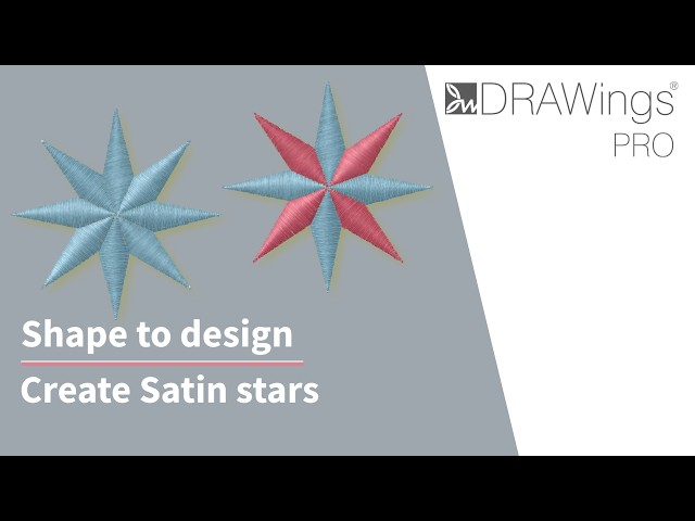 How to Create Custom Satin Stars Using Circular Arrays