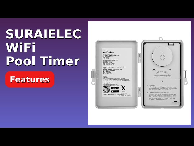 REVIEW (2026): SURAIELEC WiFi Pool Timer. Features.
