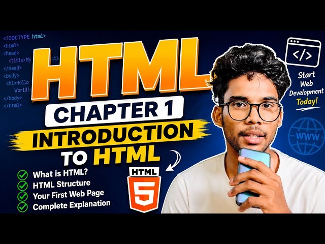 HTML Tutorial for Beginners | Chapter 1 Introduction to HTML in Hindi
