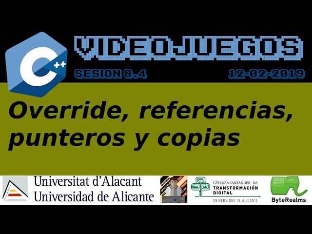 C++ :  Override, referencias, punteros y copias