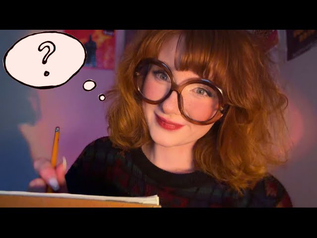 asmr 🧠 📝 asking you personal questions