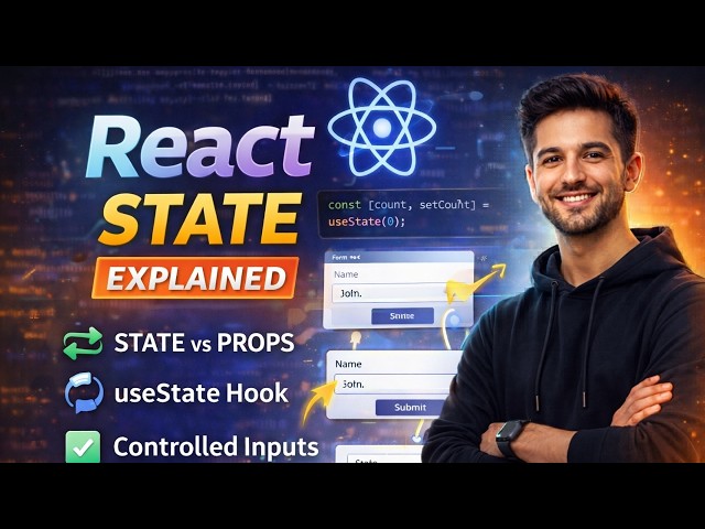React State Made Simple | useState Hook & Dynamic UI Explained for Beginners #usestate