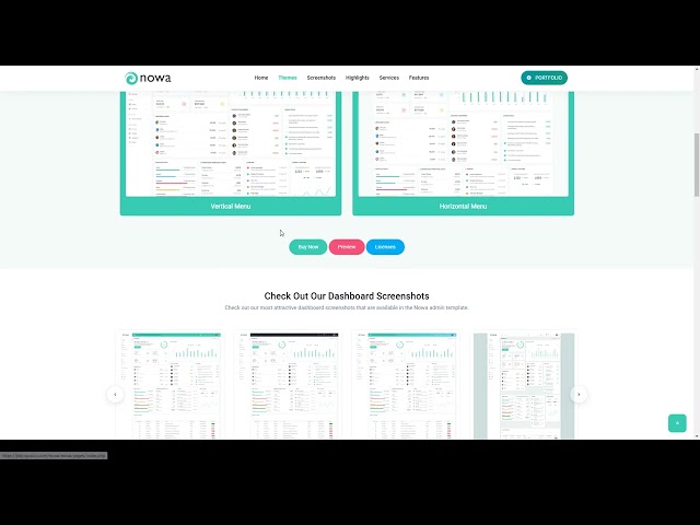 Nowa  PHP Admin and Dashboard Template php admin panel template php admin panel