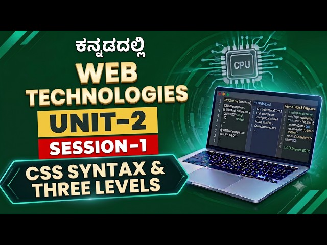 WEB TECHNOLOGY UNIT-2 SESSION-1