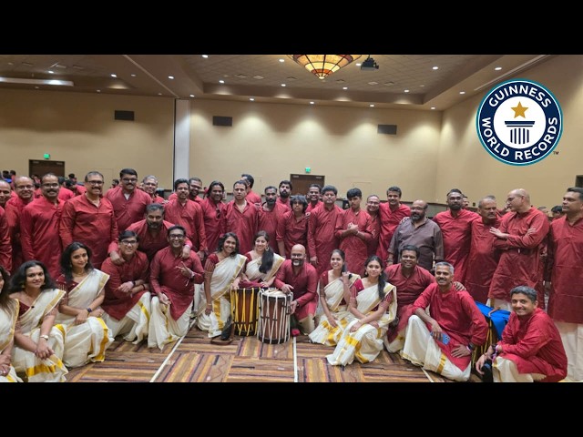 We Made History! World's Largest Chenda Melam Ensemble – Guinness World Record 2026  🥁🔥(Aug 8, 2026)